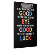 Porte-bloc Drôle de partir Adieu (Swatch)