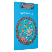 Porte-bloc Drôle des créatures marines sous l'eau dessin anim (Swatch)