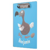 Porte-bloc Drôle dessin animé d'oiseau de dodo (Gauche)