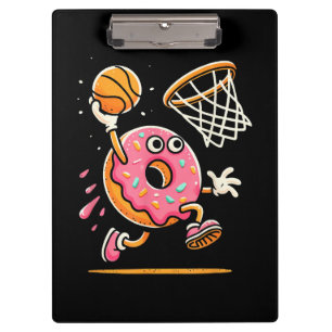 Porte-bloc Drôle Donut Dunking Basketball Food Champ Sports D