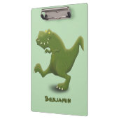 Porte-bloc Drôle T rex dinosaure dessin animé humour (Gauche)