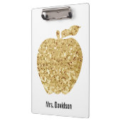 Porte-bloc Du bureau de l'or personnalisé par professeur (Gauche)