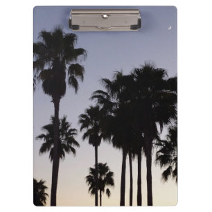 Porte-bloc Dusk avec palmiers Scène tropicale