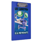 Porte-bloc E.B. Publicité de lunettes de vol de Meyrowitz (Swatch)