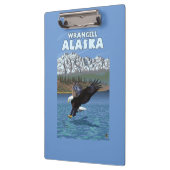 Porte-bloc Eagle chauve plongeant - Wrangell, Alaska (Gauche)