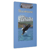 Porte-bloc Eagle chauve plongeant - Yellowstone occidental, (Swatch)