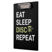 Porte-bloc Eat Sleep Disk Golf Répéter (Gauche)
