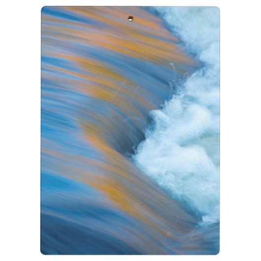 Porte-bloc Eau bleue abstraite, Canada (Dos)