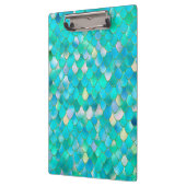 Porte-bloc Échelles turquoises de sirène en métal de parties (Gauche)