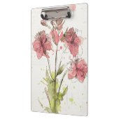 Porte-bloc Éclaboussure rose foncée florale (Gauche)