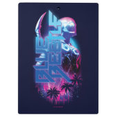 Porte-bloc Éclairage de la ville rétrovague de dendroctones b (Dos)