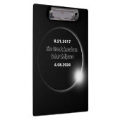 Porte-bloc Éclipse solaire double datée 2024 & 2017 (Swatch)