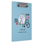 Porte-bloc École Médicale Futur Docteur Blue Nom Année (Swatch)