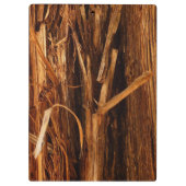 Porte-bloc Écorce de bois texturée de cèdre (Dos)