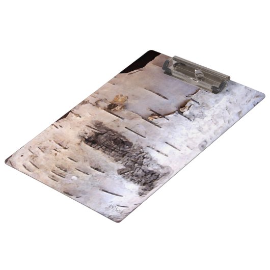 Porte-bloc Écorce de bouleau (Incliné)