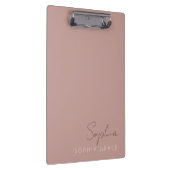 Porte-bloc Écriture Manuscrite Personnalisée Moderne Rose Pou (Swatch)