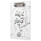 Porte-bloc Écrivez votre intérieur dehors! Motivation des écr (Gauche)