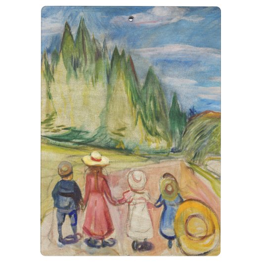 Porte-bloc Edvard Munch - La forêt Fairytale (Dos)