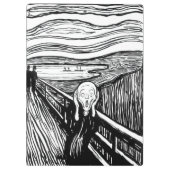 Porte-bloc Edvard Munch - La lithographie de cri (Dos)