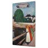 Porte-bloc Edvard Munch - Les filles sur le pont (Gauche)
