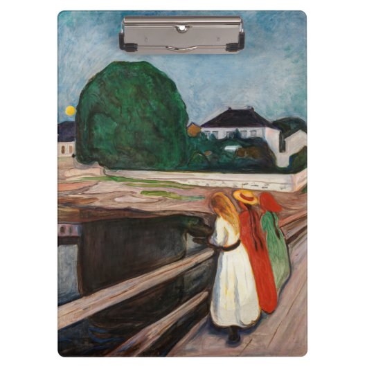 Porte-bloc Edvard Munch - Les filles sur le pont (Devant)