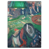Porte-bloc Edvard Munch - Table de roulette à Monte Carlo (Dos)