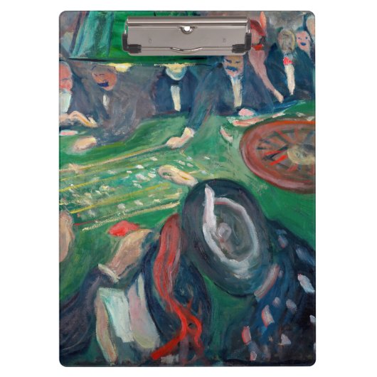 Porte-bloc Edvard Munch - Table de roulette à Monte Carlo (Devant)