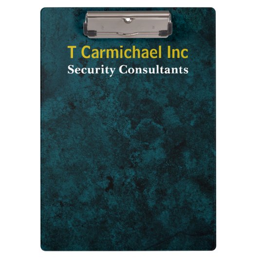 Porte-bloc Effet de marbre gris turquoise (Devant)