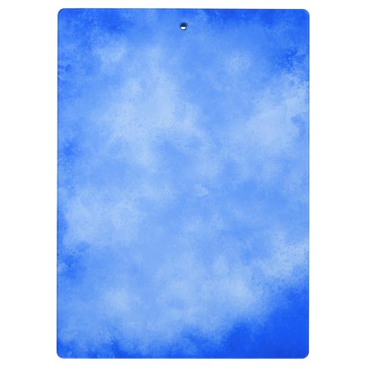 Porte-bloc Effet nuage tempête élégant motif bleu givre (Dos)