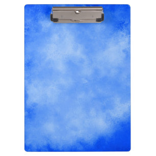 Porte-bloc Effet nuage tempête élégant motif bleu givre