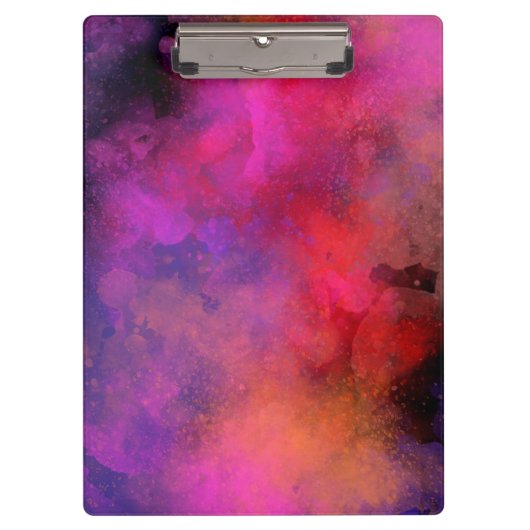 Porte-bloc Effet Splatter de peinture Galaxy (Devant)