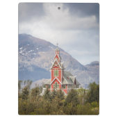 Porte-bloc Église de Buksnes Lofoten Norvège (Dos)