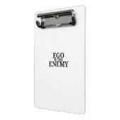 Porte-bloc Ego Is The Enemy Minimalist  Mini Clipboard (Angle2)