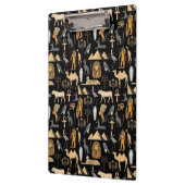 Porte-bloc  Egyptian Hieroglyphic Symbol Pattern Background   (Gauche)