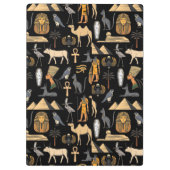 Porte-bloc  Egyptian Hieroglyphic Symbol Pattern Background   (Dos)