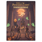 Porte-bloc égyptien d'Halloween (Dos)