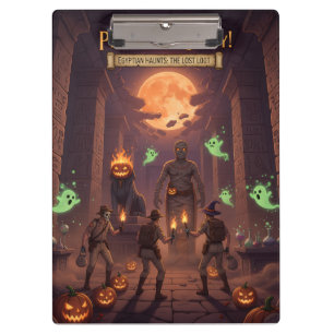 Porte-bloc égyptien d'Halloween