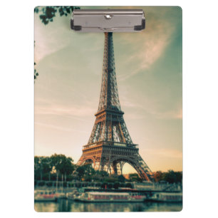 Porte-bloc Eiffel tour lancer oreiller