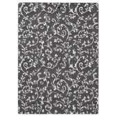 Porte-bloc Elegant Black White Abstract Wedding (Dos)