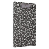 Porte-bloc Elegant Black White Abstract Wedding (Swatch)