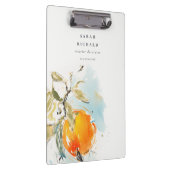 Porte-bloc Elégant Boho moderne Abstrait Sketchy Orange Garde (Swatch)