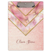 Porte-bloc Elégant carnet de croquis géométrique à poutres d' (Devant)