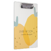 Porte-bloc Élégant Citron jaune Fruité Citrus brillant (Swatch)