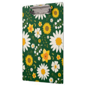 Porte-bloc Elégant design floral blanc moderne (Gauche)