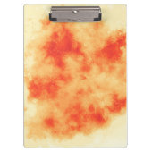 Porte-bloc Elégant effet nuage Storm motif Orange (Devant)