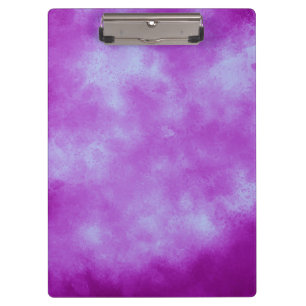Porte-bloc Elégant effet nuage tempête motif bleu pourpre