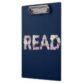 Porte-bloc Elegant Floral READ Typography - Pastel Botanical  (Gauche)