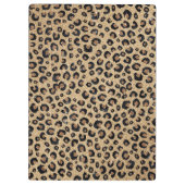 Porte-bloc Elegant Gold Glitter Black Leopard (Dos)