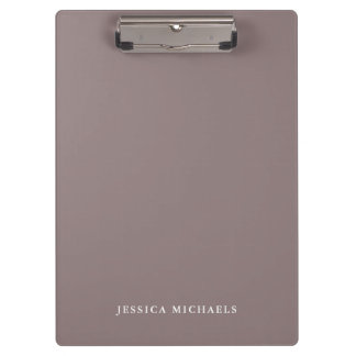 Porte-bloc Élégant minimaliste Dusty Rose personnalisé