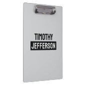 Porte-bloc Elegant Modern Minimalist Own Name (Swatch)